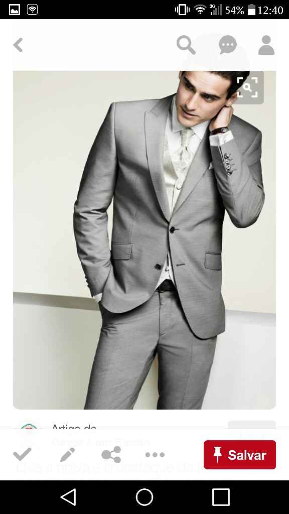 Roupa do noivo - 2