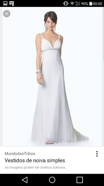 Vestido para o civil - 1
