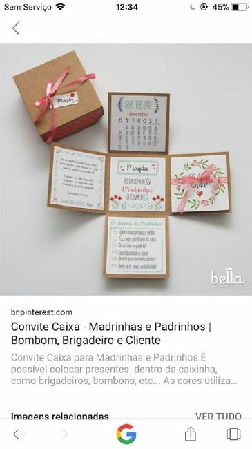 Lembrança padrinhos - 1