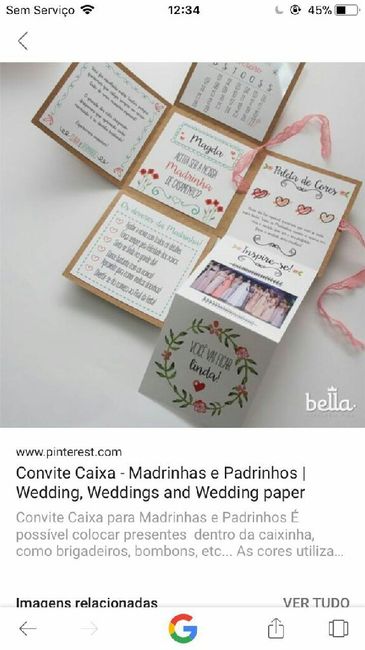 Lembrança padrinhos - 2