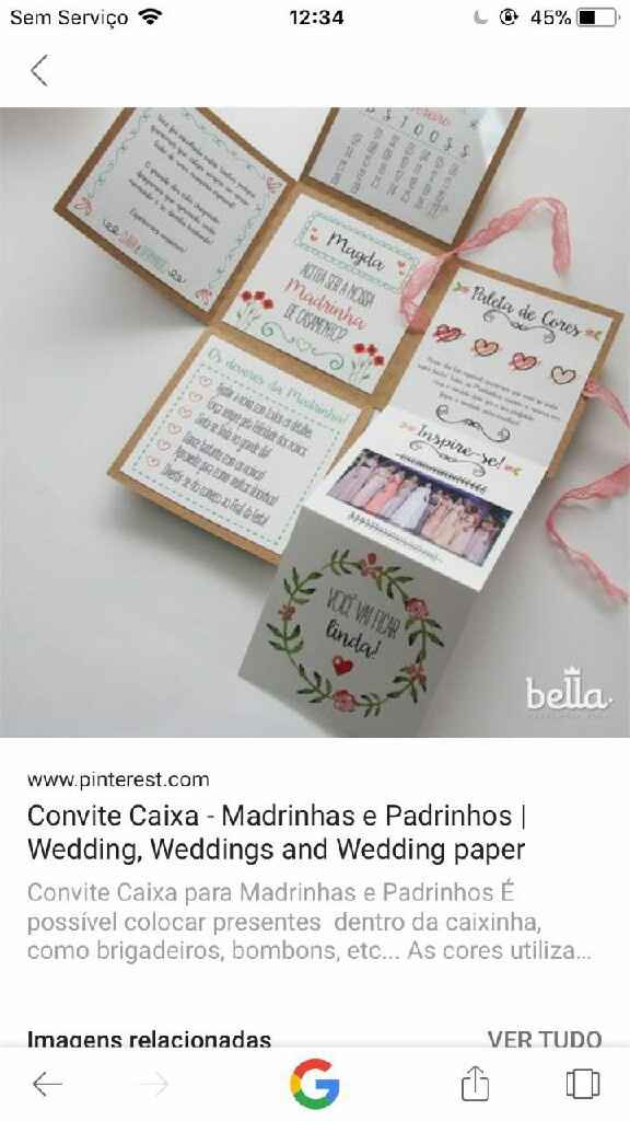 Lembrança padrinhos - 2