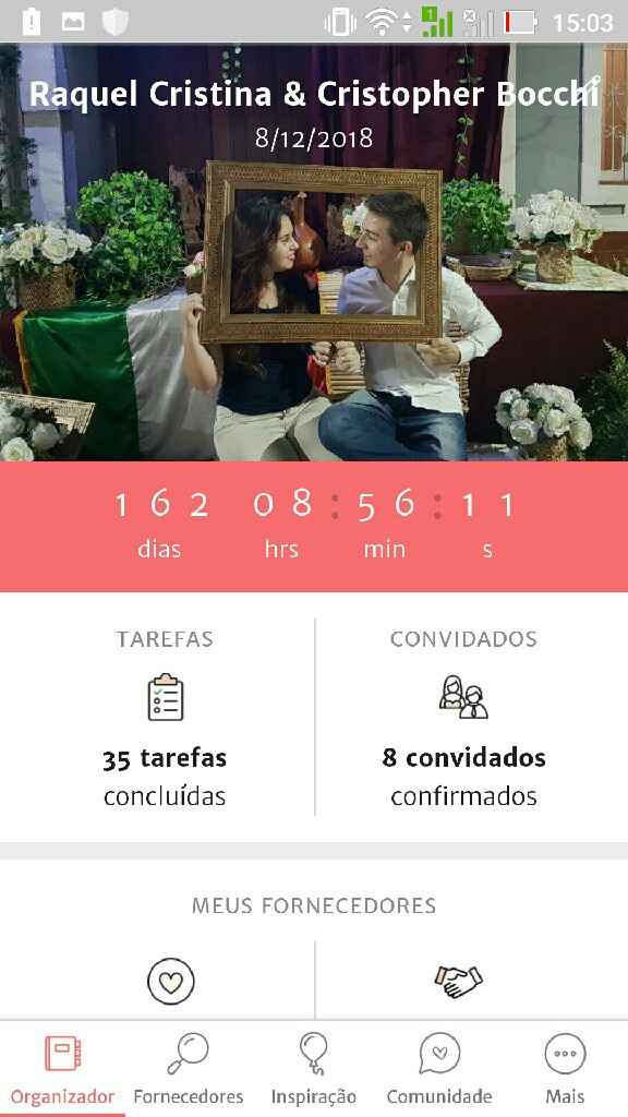 Contador do tempo 😍❤ - 1