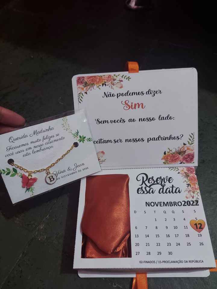 Convite padrinhos e madrinhas - 2