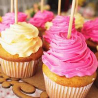 Cupcakes feitos pelo meu pai que é padeiro