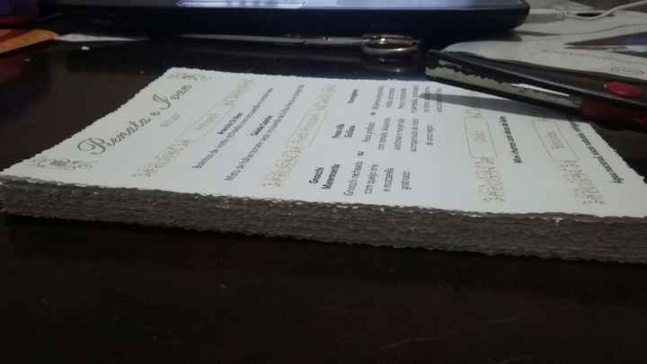Menu do jantar