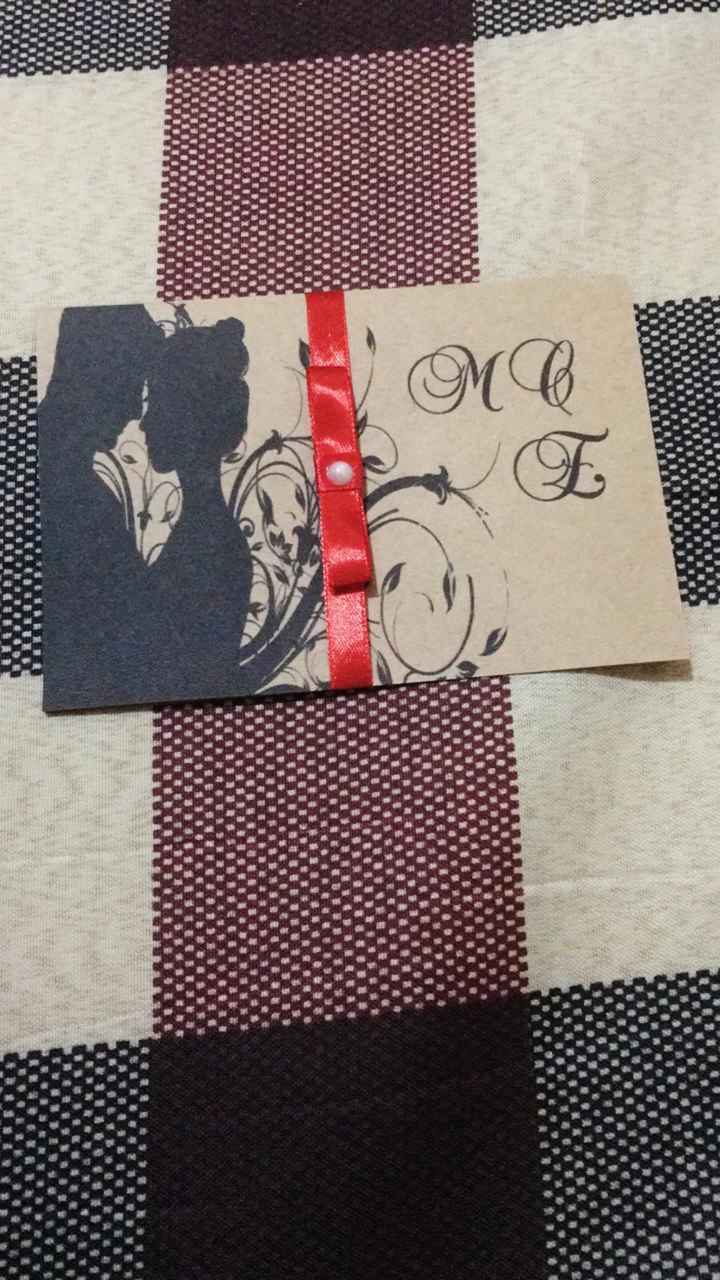 Nosso convite de casamento - 1