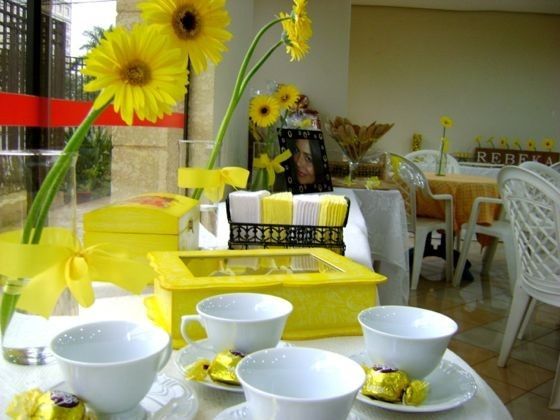 Decoração chá de panela- Amarelo