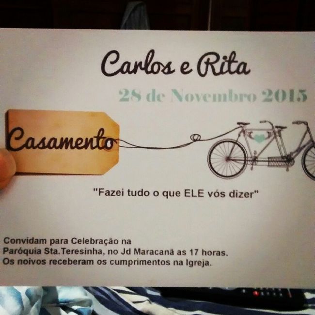Olha o convite ???