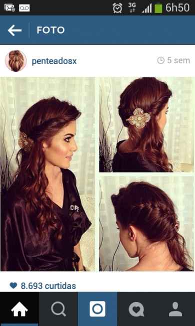 Cabelo para um lado - Penteados - 1