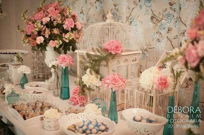Sobre a decoração azul tiffany + rosa - 4