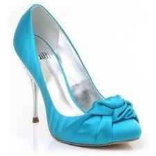 Sapato de Noiva Azul Claro