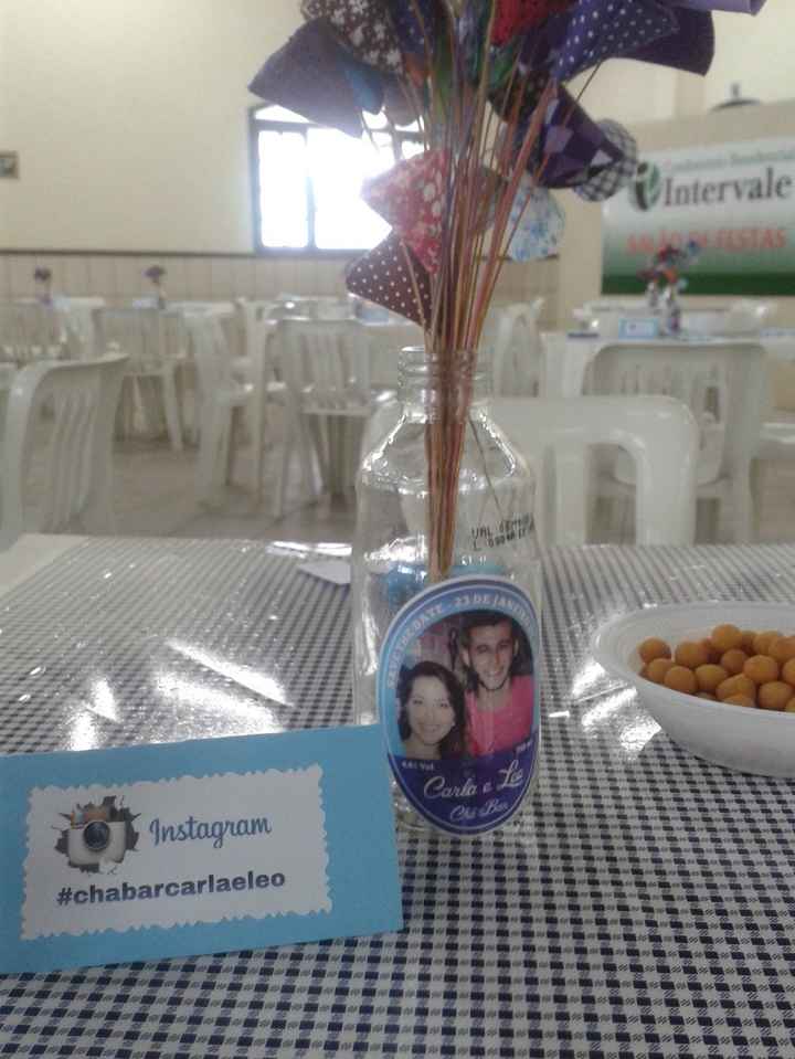 Decoração da mesa de Convidados