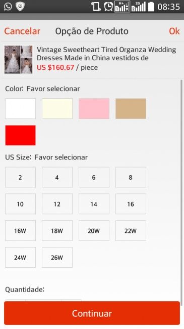 Quem comprou vestido de noiva no aliexpress e recebeu direitinho? - 1