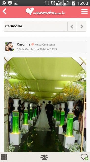 Cerimonial e recepcao ao ar livre - 1