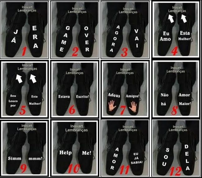 Adesivos sapatos homens