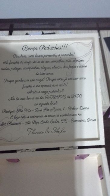 convites padrinhos