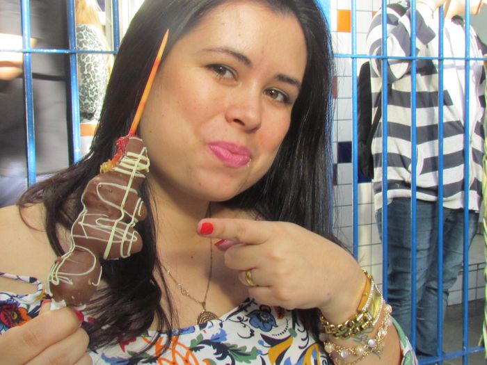 chocolate com morango