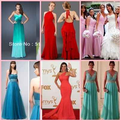 cores de vestido