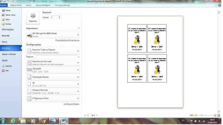 minhas etiquetas