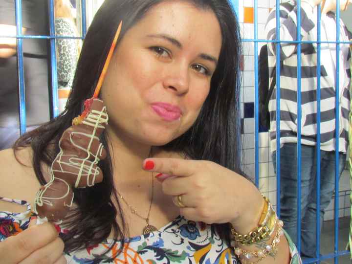 chocolate com morango