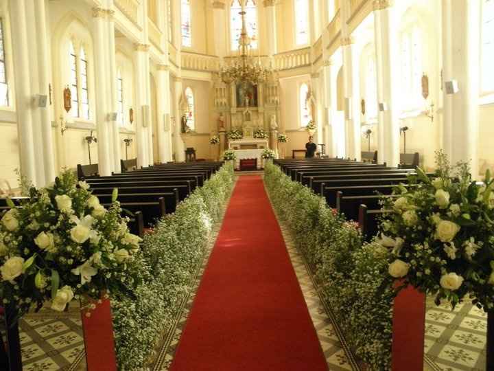Decoração da igreja