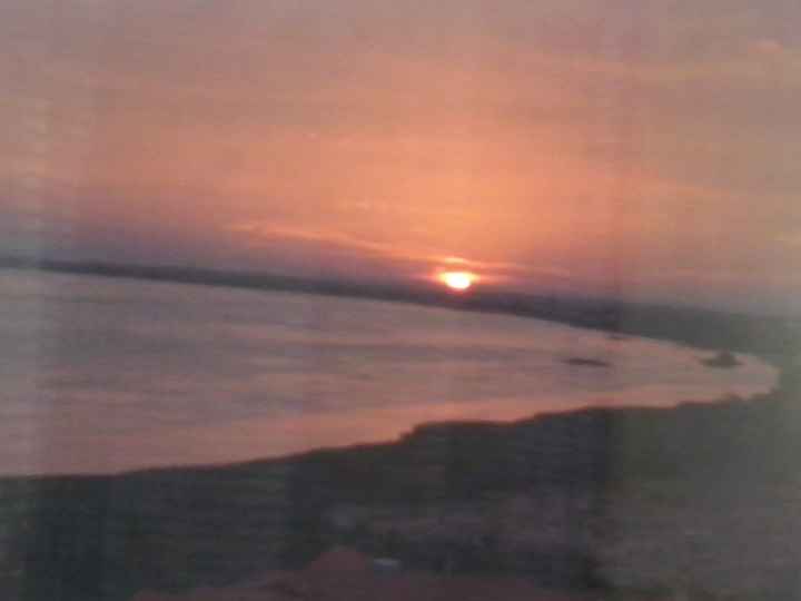 Pôr do sol, vista do hotel em Petrolina(Rio São Francisco)!