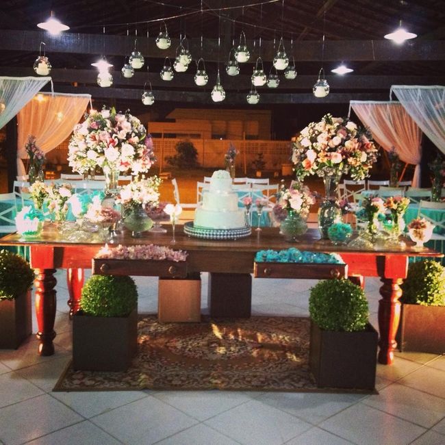 mesa do bolo