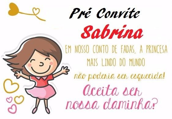 convite daminha