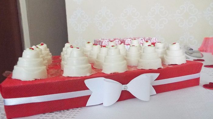 mini bolos e bandejas provencais que eu fiz 