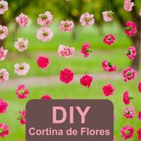 cortina de flores 