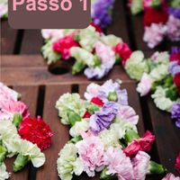 cortina de flores 