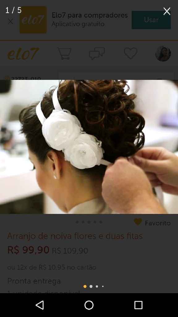 Arranjo de cabelo - 1