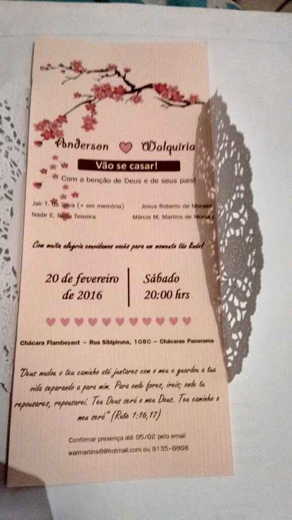 Meu convite diy! vem veeeer - 2
