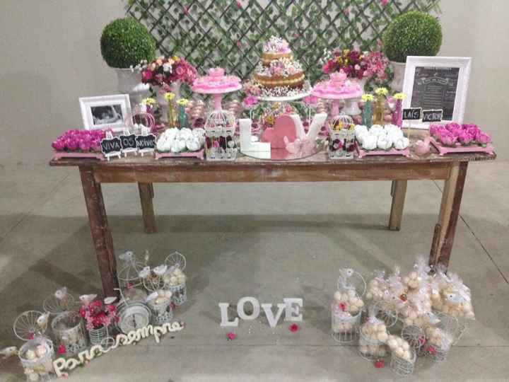 Mesa de doces