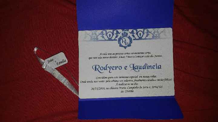 Meu convite de casamento,  vem ver - 3