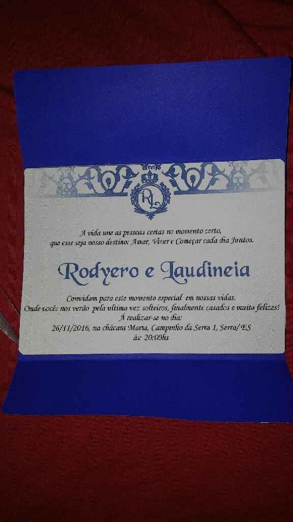 Meu convite de casamento,  vem ver - 4