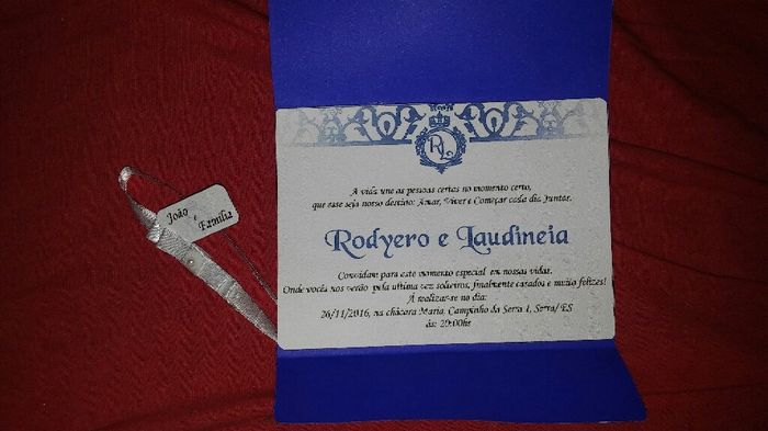 Meu convite de casamento,  vem ver - 3