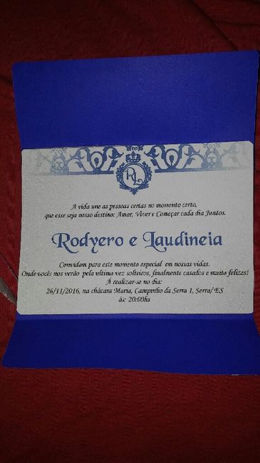 Meu convite de casamento,  vem ver - 4