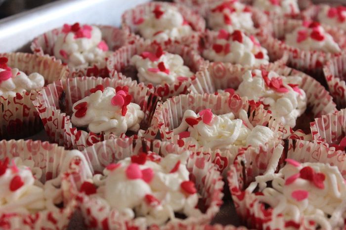 Esse é o cupcake do AMOR! haha Eu criei o nome. 