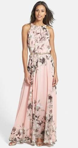 Vestido estampado - Longo ou midi. Sempre lindo!