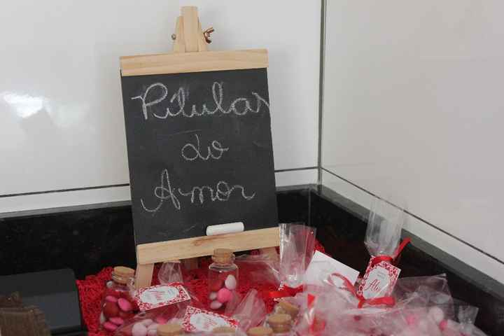 E por falar em amor... Lembracinha! 