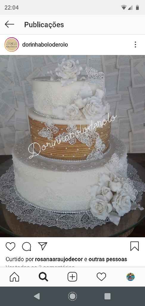 Bolo casamento 🍰 - 1
