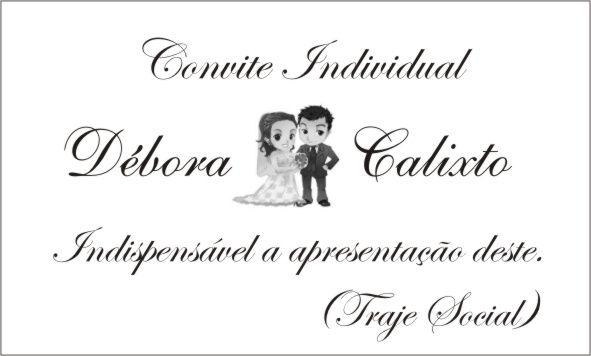 convite individual