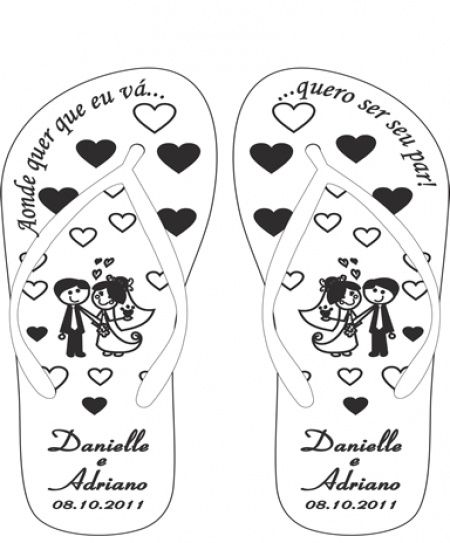 Chinelo personalizado