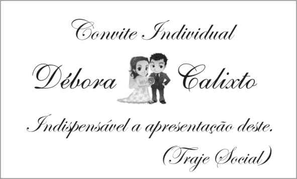 convite individual