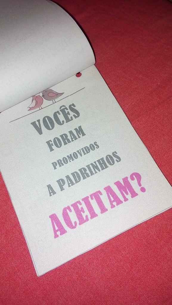 Convite padrinhos 