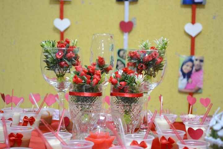 Decoração do chá 