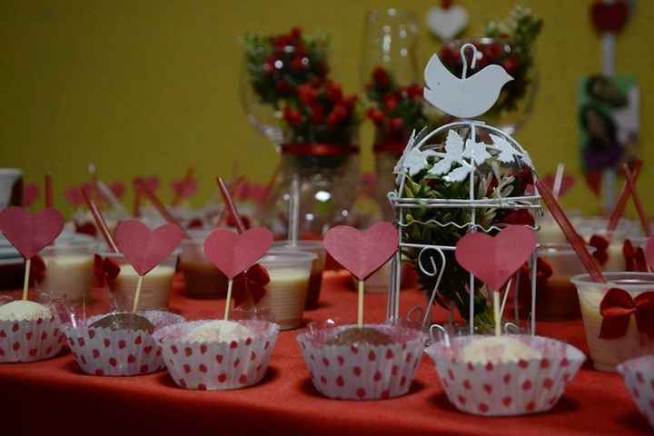 Decoração do chá 