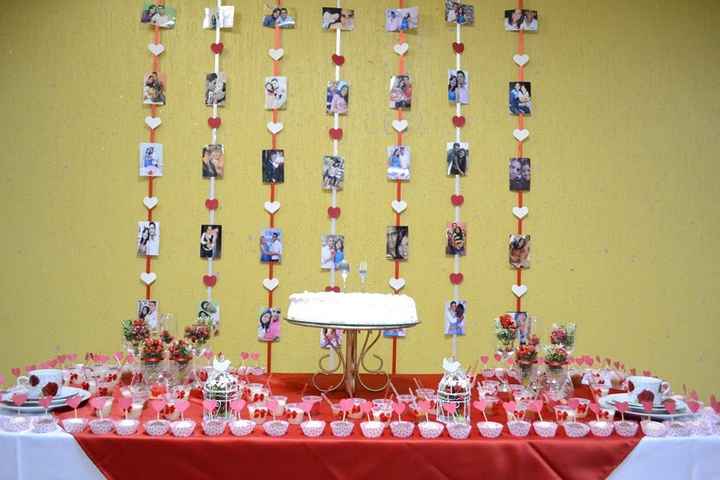 Decoração do chá 