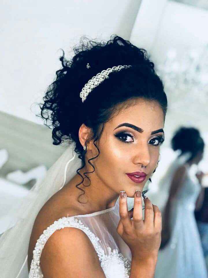 Penteado de Noiva (cacheada) - #vemopinar - 1